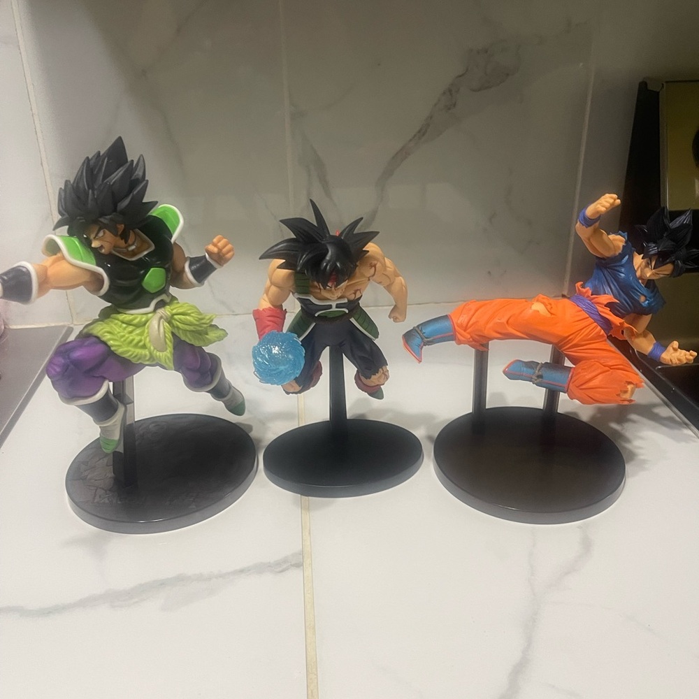 3 DRAGON BALL SUPER BROLY ULTIMATE SOLDIERS FIGURES